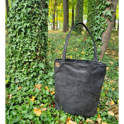 Pakamera Shopper XL torba grafitowa na zamek