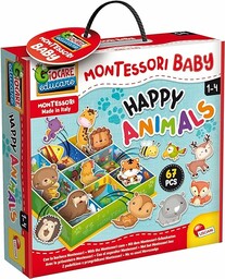 Lisciani 6009 Gry Montessori Baby Happy animals