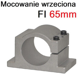 Mocowanie wrzeciona uchwyt CNC FI65 mm