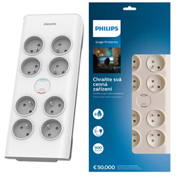 Listwa Zasilająca Przedłużacz Sieciowy 8 Gniazd 2M 16A