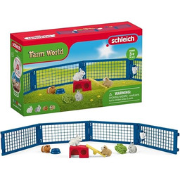 SCHLEICH 42500 dom dla królików i świnek morskich,