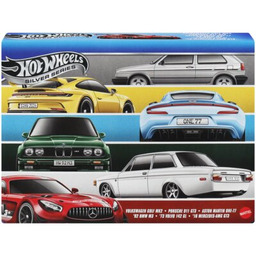 Hot Wheels Zestaw pojazdów Silver Series Euro Style