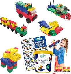 CLICS Zabawki konstrukcyjne dla dzieci od 3 lat,