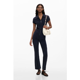 Długi kombinezon na zamek