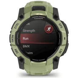 Smartwatch GARMIN Instinct 3 50mm AMOLED Zielono-czarny 010-03020-02