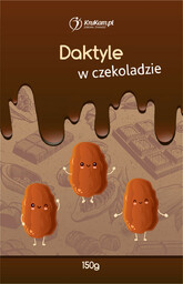 Daktyle w czekoladzie bez dodatku cukru 150g