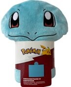 Koc z kapturem POKEMON SQUIRTLE CORAL 120x150 CM