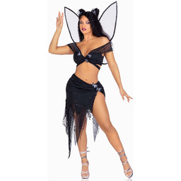 Leg Avenue 4 PC Dark Fairy, zawiera wrap