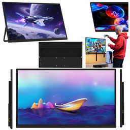 Monitor podróżny Do Laptopa Telefonu 18,5" 1920*1080P Fhd