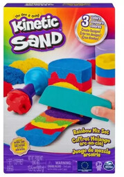 Kinetic Sand Zestaw Tęczowych narzędzi 383g - Spin