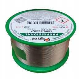 Cyna Bezołowiowa 0,8mm/250g Spoiwo Lutownicze Z Topnikiem Cynel