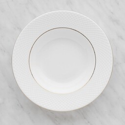 Elegancki Talerz Głęboki z Porcelany Kostnej Eleni