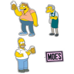 Zestaw przypinek The Simpsons - 4-pack set