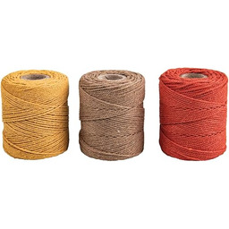 Rayher Przędza do makramy, sortowana, 1 mm ø,