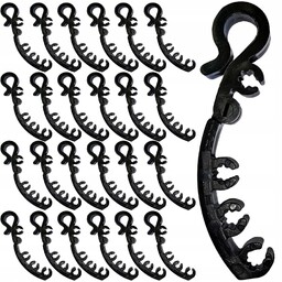 Uchwyt Rynnowy mocowanie klips do przewodów kabli grzewczych