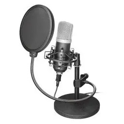 Trust Emita USB Studio 21753 Przewodowy Pojemnościowy Czarny