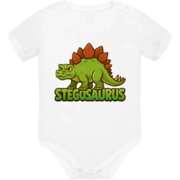 Stegosaurus - dinozaur - body dziecięce na prezent