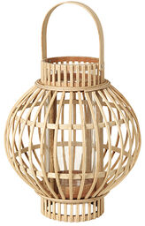Broste Copenhagen - Lampion bambusowy Globus M -