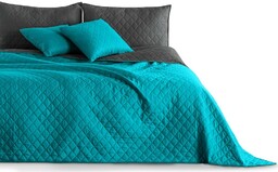 DecoKing Narzuta Axel ciemnoniebieski/szary, 170 x 210 cm,