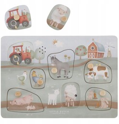 Little Dutch Puzzle dźwiękowe Little Farma Zwierzątka
