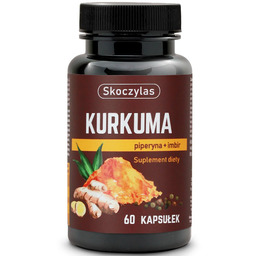 SKOCZYLAS Kurkuma Piperyna+Imbir 60caps