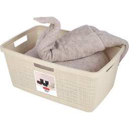 Pojemnik na bieliznę Curver Jute 46L kremowy