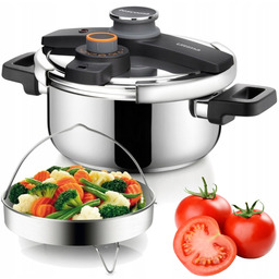 Tescoma Szybkowar Garnek Ciśnieniowy Stalowy 4 L