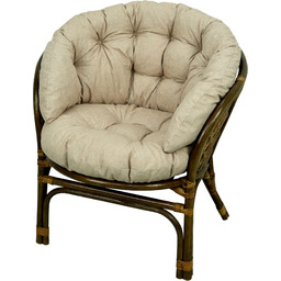 Poduszki Poduchy Na Fotel Rattanowy Rattan beżowy