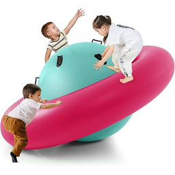 FANTASK Dmuchany bujan kopułowy dla dzieci, 223 cm,