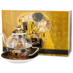 Czajnik z filiżanką 300ml Gustav Klimt Tea For
