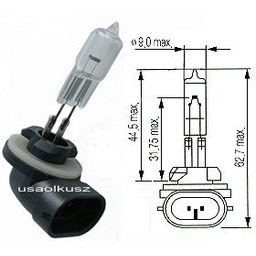 Żarówka halogenu Chevrolet Avalanche 50W