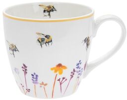 DUŻY KUBEK PORCELANOWY Busy Bees - Pszczoły nad