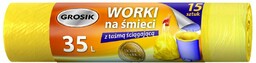 Worki na śmieci 35l HD z taśmą GROSIK