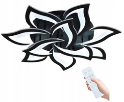 Lampa Led Wisząca Lotos 10 ringów Żyrandol 100W