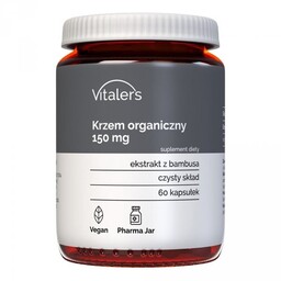 Krzem organiczny 150 mg Vitalers, 60 kapsułek