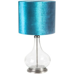 EUROFIRANY Lampa stołowa Kim 352174 Turkusowy