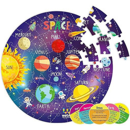 SNUNGPHIR Webby Amazing Solar System Układanka podłogowa 60
