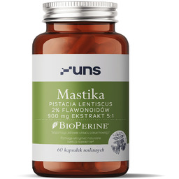 UNS Mastika + Bioperine, 60 kapsułek