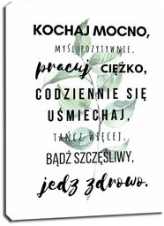 Żyj! - obraz na płótnie Wymiar do wyboru: