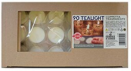 Risthò 5709 Tealight, wosk, plastikowy kubek, biały, jeden