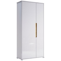 Szafa do przedpokoju 90 cm biały połysk Stella