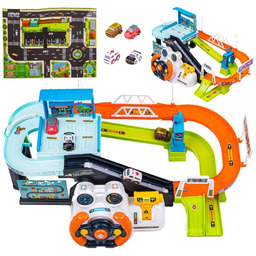 Woopie Parking Garaż Z Interaktywną Kierownicą + 4