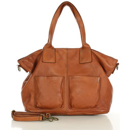 Shopper damski MARCO MAZZINI camel v169b