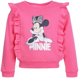Różowa bluza z falbankami Myszka Minnie 6-7 lat