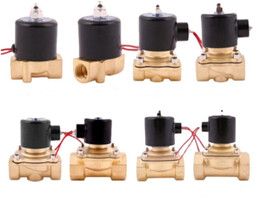 Elektrozawór miedziany NC 220V AC DN08, przyłącze D1/4