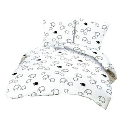 Karo Pościel z kory 140x200 07 biała baranki