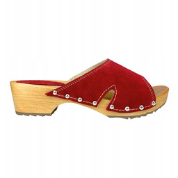 Drewniaki Bellezia Czerwone - 39, 39