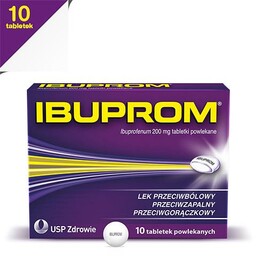 IBUPROM 200 mg - 10 tabletek