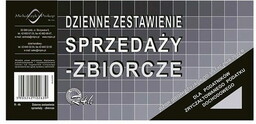 Druk offsetowy dzienne zestawienie sprzedaży zbiorczej 1/3 A4