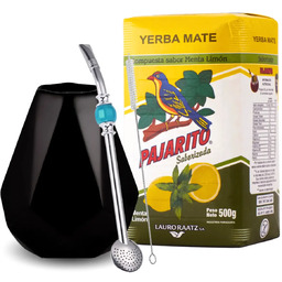 Zestaw Yerba Pajarito Menta Limon Cytrynowa + Tykwa